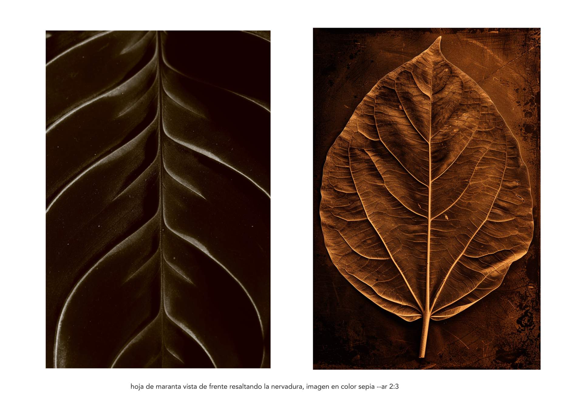 Hoja de maranta